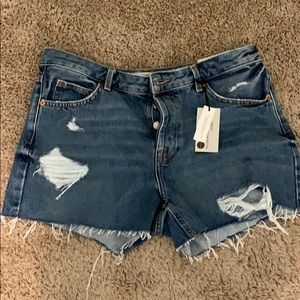 NWT Top Shop Moto Ashley Shorts